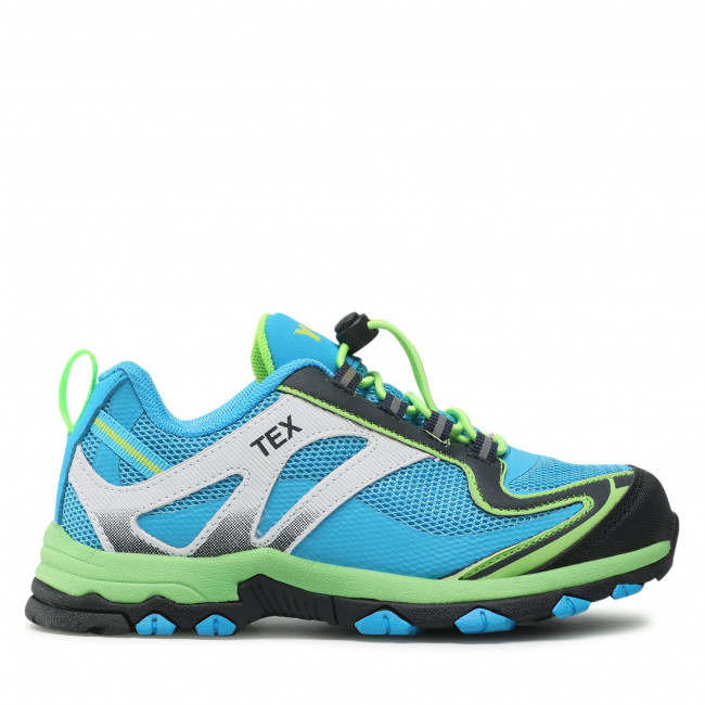 Sneakersy YK-ID by Lurchi – Cedric-Tex 33-27102-39 S Blue/Neon Green