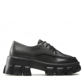 Półbuty PIECES – Pcradi Cleated Apron Shoe 17129299 Black