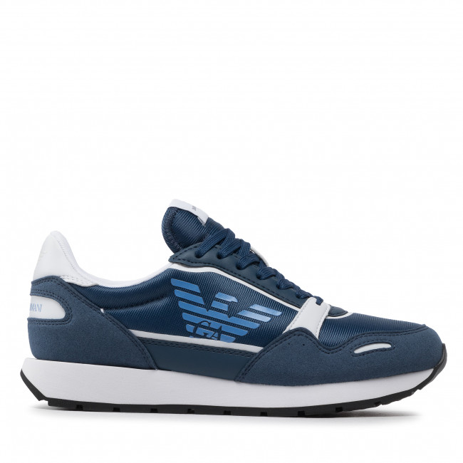 Sneakersy Emporio Armani – X3X058 XN313 S124 Blue/Op. White/Blu