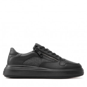 Sneakersy Calvin Klein – Low Top Lace Up Zip Mono HM0HM00739 Black Mono 0GJ