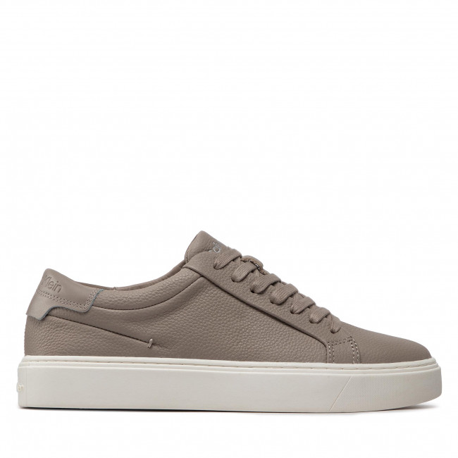 Sneakersy Calvin Klein – Low Top Lace Up Lth HM0HM00742 Shadow Beige AF5