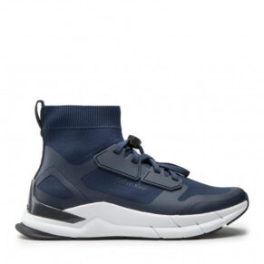 Sneakersy CALVIN KLEIN – Recycled High-Top Sock Trainers HM0HM00760 Navy/Medium Charvoal 0G0