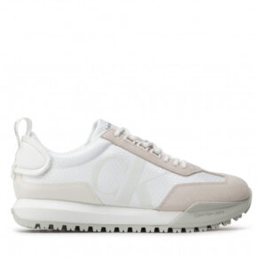 Sneakersy CALVIN KLEIN JEANS – Toothy Runner Laceup R-Poly YM0YM00417 Triple White 0K8