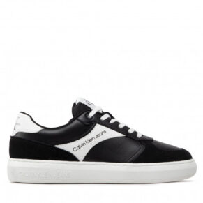 Sneakersy Calvin Klein Jeans – Casual Cupsole Laceup Low Su-Lth YM0YM00494 Black BDS