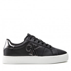 Sneakersy Calvin Klein Jeans – Classic Cupsole Laceup Low YW0YW00775 Black/Silver 0GP
