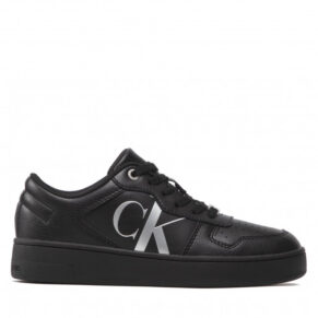 Sneakersy Calvin Klein Jeans – Basket Cupsole Bold Mono Lth Wn YW0YW00846 Triple Black 0GT