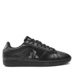 Sneakersy Le Coq Sportif – Court Allure Leather Mix 2210251 Triple Black