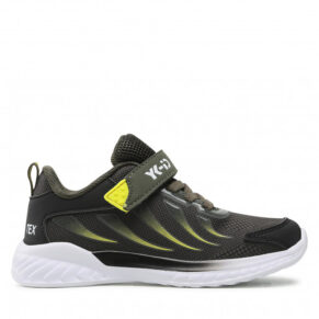 Sneakersy YK-ID BY LURCHI – Lizor-Tex 33-26631-31 M Black Olive/Neon Yellow