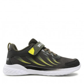 Sneakersy YK-ID BY LURCHI – Lizor 33-26631-31 S Black Olive Neon Yellow