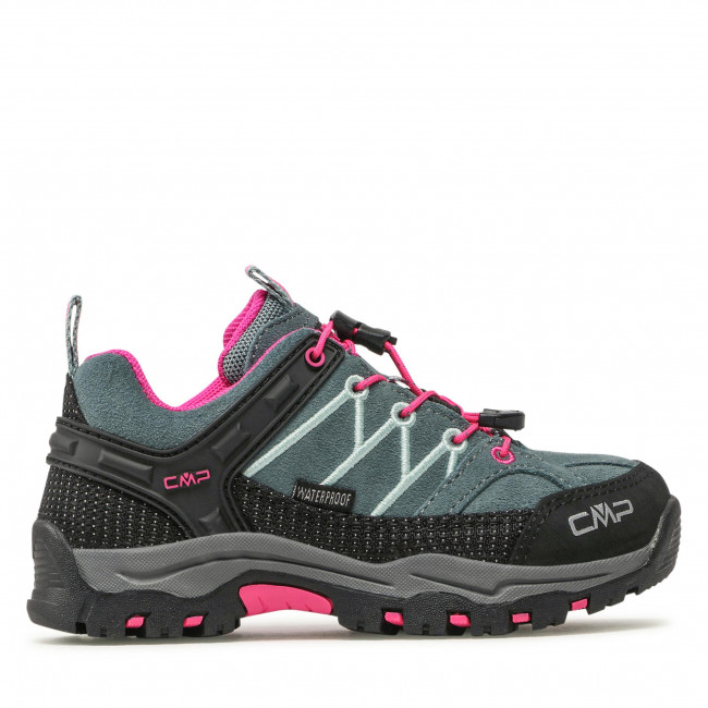 Trekkingi CMP – Kids Rigel Low Trekking Shoes Wp 3Q13244 Mineral Green/Purple Fluo