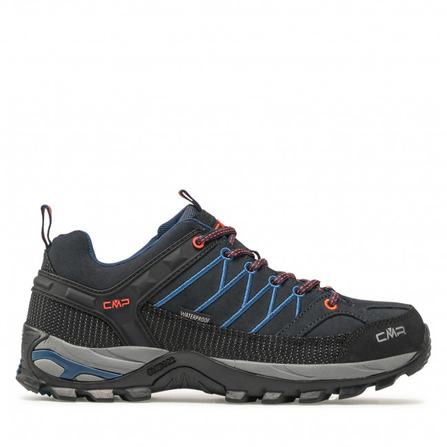 Trekkingi CMP – Rigel Low Trekking Shoes Wp 3Q13247 B.Blue/Flash Orange 27NM