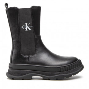 Kozaki Calvin Klein Jeans – Chelsea Boot V3X5-80397-1355 M Black 999