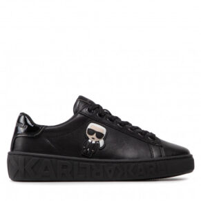 Sneakersy KARL LAGERFELD – KL61030A Black Lthr/Mono