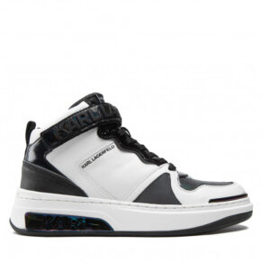 Sneakersy KARL LAGERFELD – KL62044 White Lthr W/Black