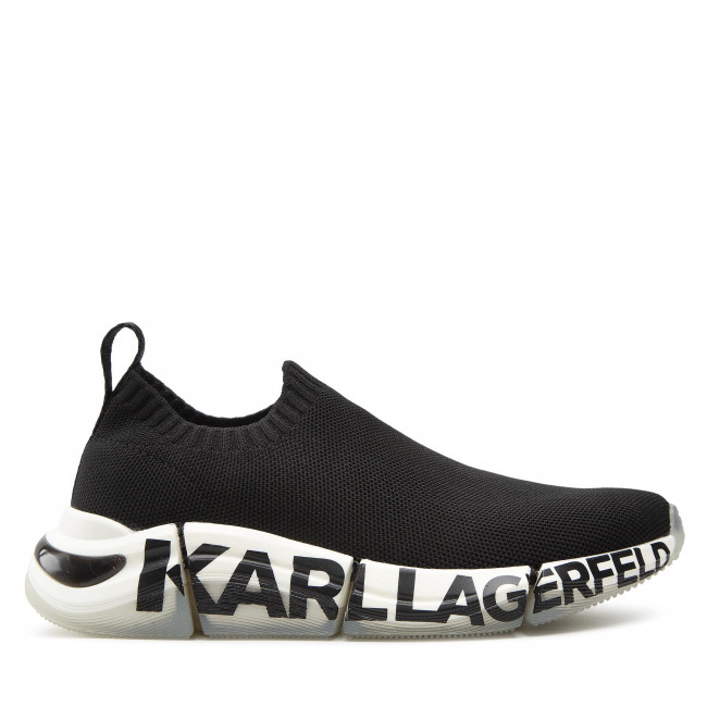 Sneakersy KARL LAGERFELD – KL63213 Black Knit Textile