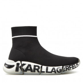Sneakersy KARL LAGERFELD – KL63243 Black Knit Textile