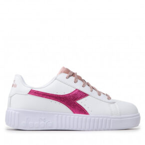 Sneakersy Diadora – Game Step P Metallic Craquele Gs 101.178647 01 C3113 White/Pink Lady
