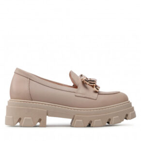 Loafersy EKSBUT – 2D-6513-R32 Beżowy
