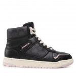 Sneakersy Coach – Hi Top Coated Canvas CD304 Black