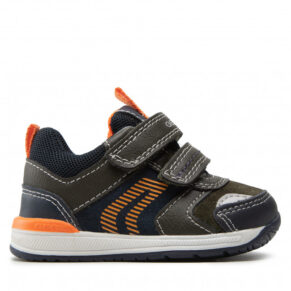 Sneakersy Geox – B Rishon B. B B150RB 022ME C3231 Dk Green/Orange