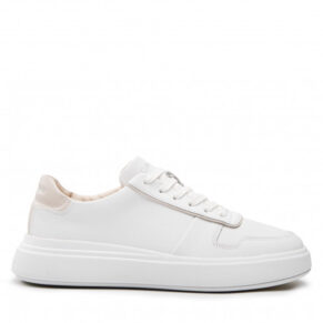 Sneakersy Calvin Klein – Low Top Lace Up HM0HM00549 White/Stony Beige 0K6
