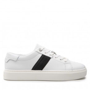 Sneakersy CALVIN KLEIN – Low Top Lace Up Web HM0HM00621 White/Black WHT