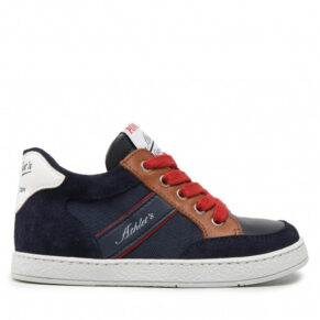 Sneakersy Pom d’Api – Mousse Racing N1SECP0401 Marine/Camel