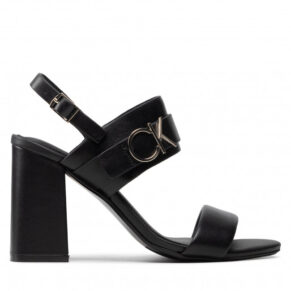 Sandały Calvin Klein – Almond Blk Hl Sandal 85 W/Hgw HW0HW00710 Ck Black BA