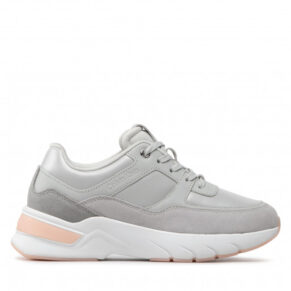 Sneakersy CALVIN KLEIN – Elevated Runner Lace Up HW0HW01218 Light Grey CKW