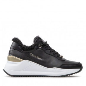 Sneakersy CALVIN KLEIN – Chunky Intern Wedge Lace Up Wl HW0HW01222 Ck Black BAX