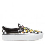 Tenisówki Vans – Classic Slip-O VN0A5KXIBML1 Poppy Checkerboard Black