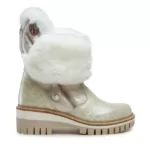 Botki New Italia Shoes – 2015457/14 Off-White