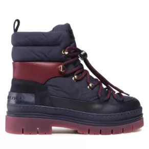 Botki Tommy Hilfiger – Laced Outdoor Boot FW0FW06610 Desert Sky DW5
