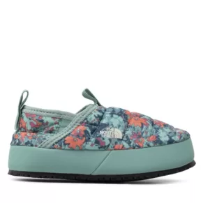 Kapcie THE NORTH FACE – Thermoball Traction Mule II NF0A39UX9W21 Coral Sunrise Forestland Floral Print/Wasabi