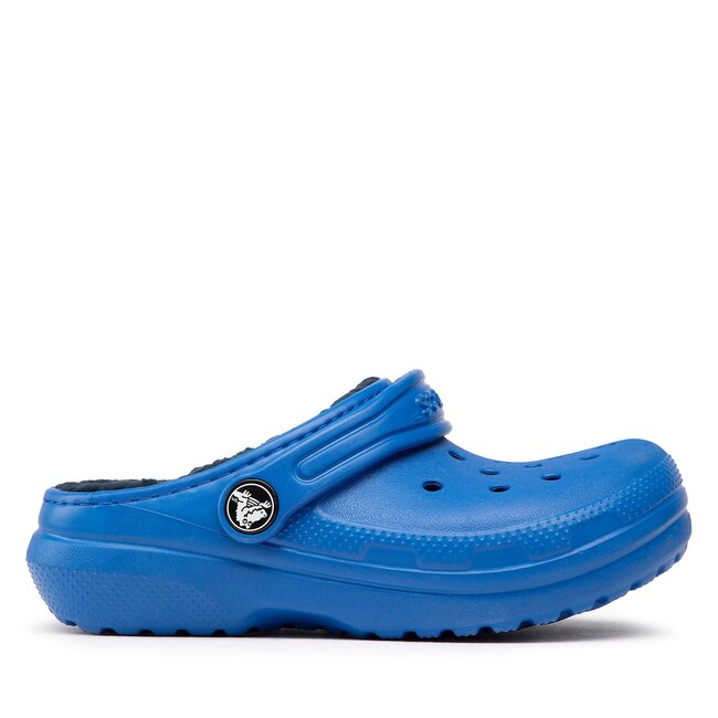 Klapki Crocs – Classic Lined Clog K 207010 Blue Bolt