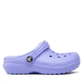Klapki Crocs – Classic Lined Clog K 207010 Digital Violet