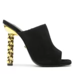 Klapki Kat Maconie – Gia Black/Gold