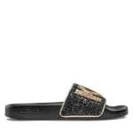 Klapki MICHAEL Michael Kors – Gilmore Slide 40F2GMFA2D Blk/Gold