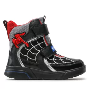 Kozaki Geox – J Sveggen B. B Abx A J267UA 0BU11 C0048 D Black/Red