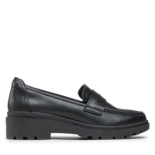 Loafersy Clarks – Calla Ease 261676864 Black Leather