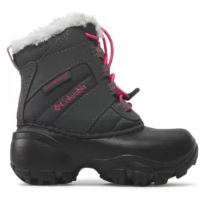 Śniegowce Columbia – Childrens Rope Tow III Waterproof BC1323 Dark Grey/Haute Pink 089
