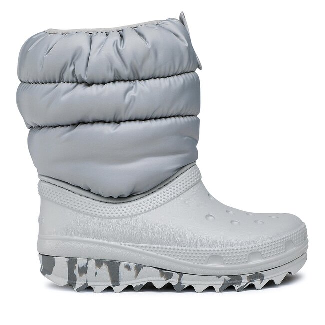 Śniegowce Crocs – Classic Neo Puff Boot K 207684 Light Grey