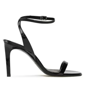 Sandały Calvin Klein – Stilleto Sandal 90 – Patent HW0HW01632 Ck Black BEH