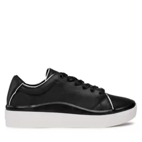 Sneakersy Calvin Klein – Cupsole Wave Lace Up HW0HW01349 Black/Bright White 0GN