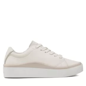 Sneakersy Calvin Klein – Cupsole Wave Lace Up HW0HW01349 Marshmallow/Feather Gray 0K6