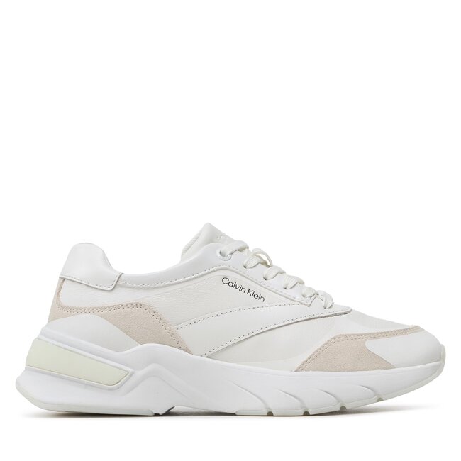 Sneakersy Calvin Klein – Elevated Runner Lace Up HW0HW01442 Bright White YBR