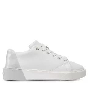 Sneakersy Calvin Klein – Heel Cupsole Lace Up-Lth Mix HW0HW01209 Ck White YAF