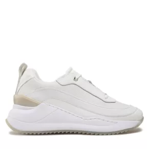 Sneakersy Calvin Klein – Interal Wedge Lace Up HW0HW01371 White/Feather Gray 0K9