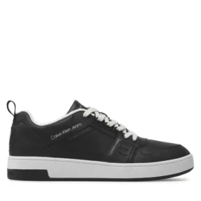 Sneakersy Calvin Klein Jeans – Basket Cupsole R Lth-Tpu Insert YM0YM00575 Black/Ivory 00T