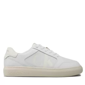 Sneakersy Calvin Klein Jeans – Casual Cupsole Lth-Pu Mono YM0YM00573 White/Ivory 0K7